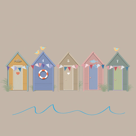 Beach huts