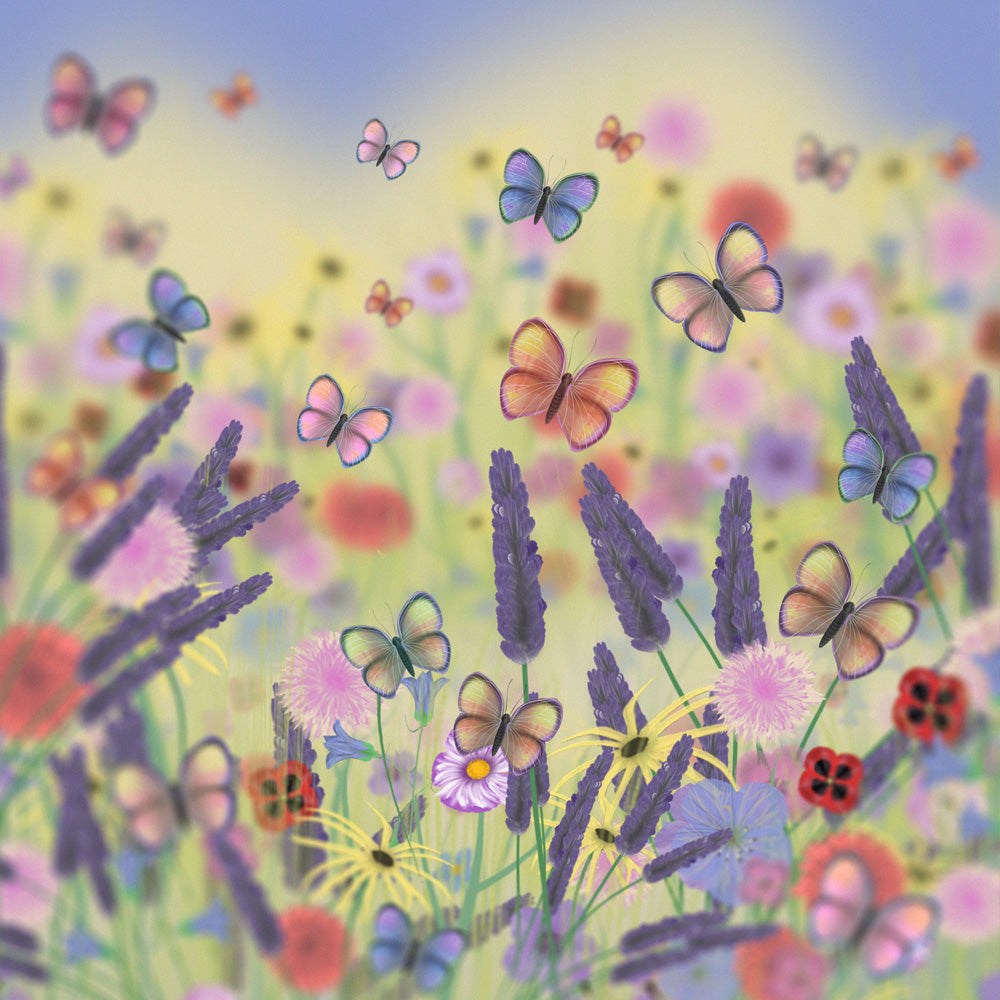 Butterflies and Lavender