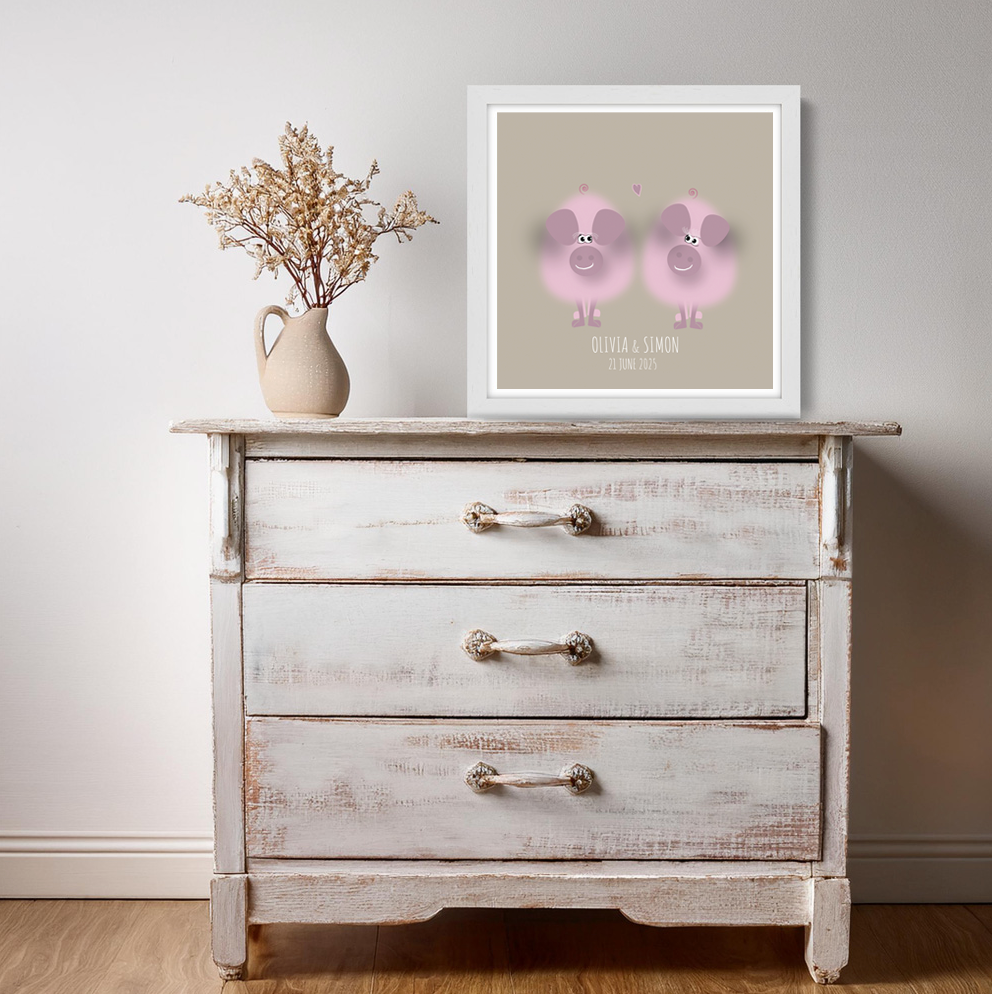 Perfect Piggies print