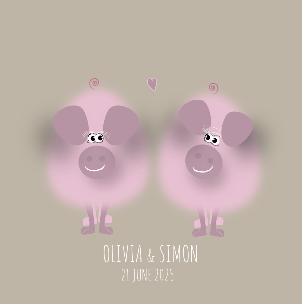 Perfect Piggies print