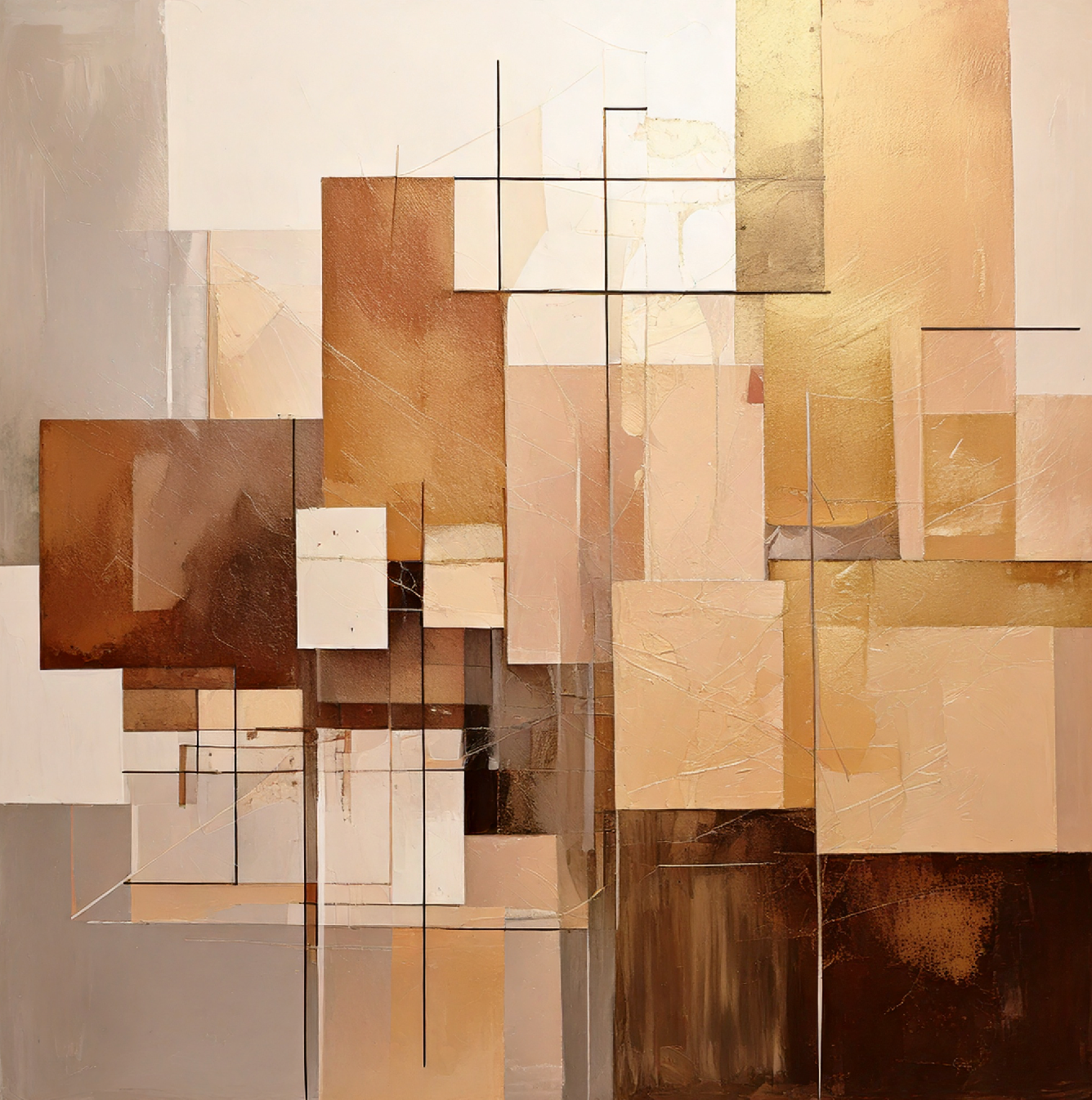 Earth Tone Print 1