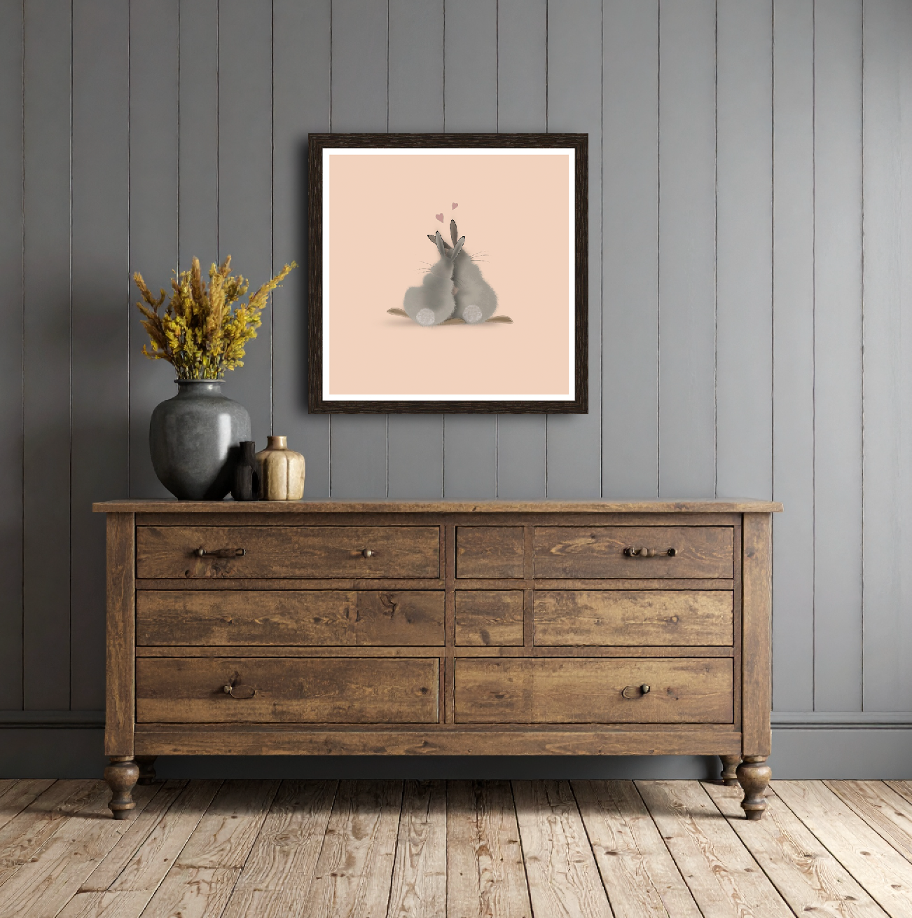 Cosy Buns print