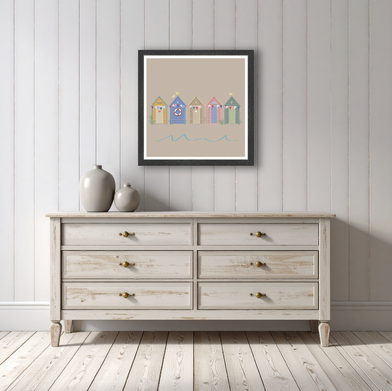 Beach huts