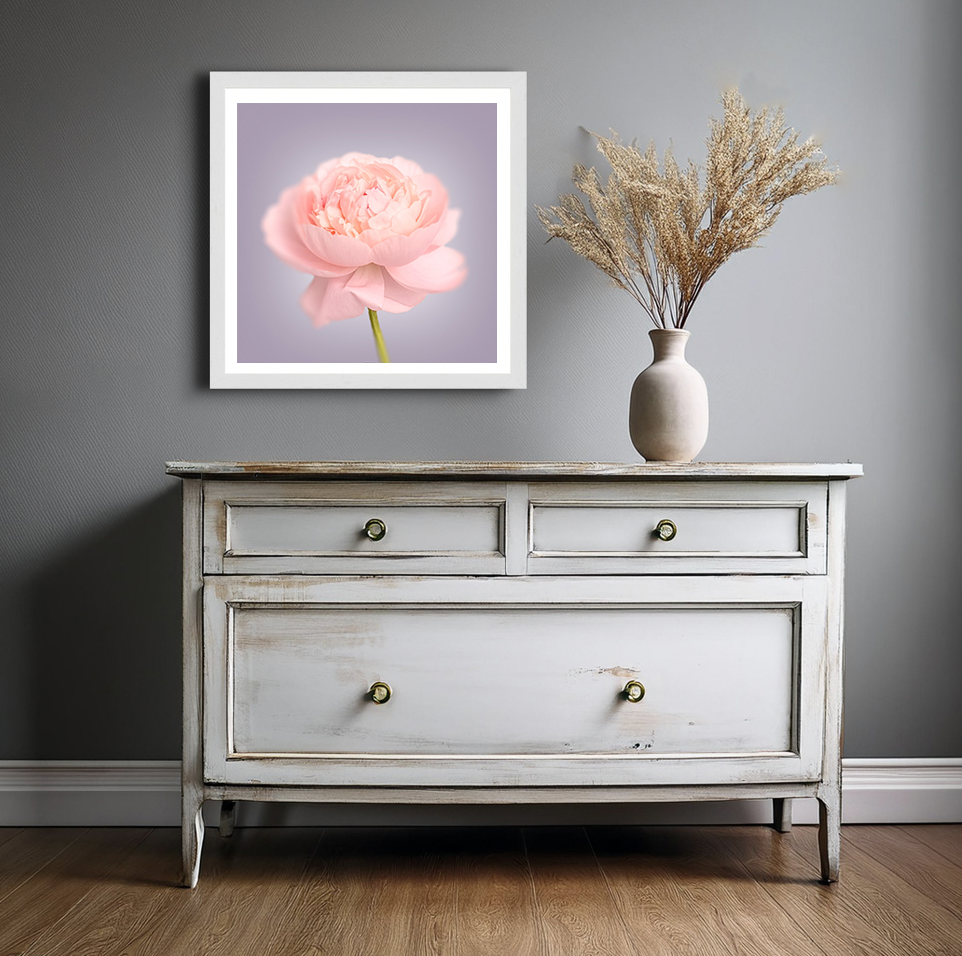 Pink Peony Print