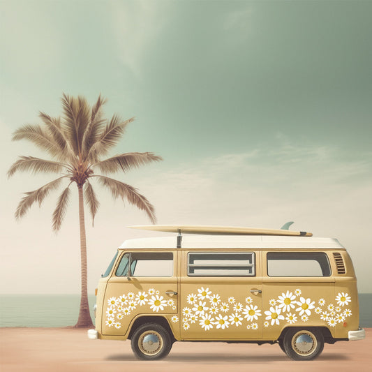 Hippy daisy camper van