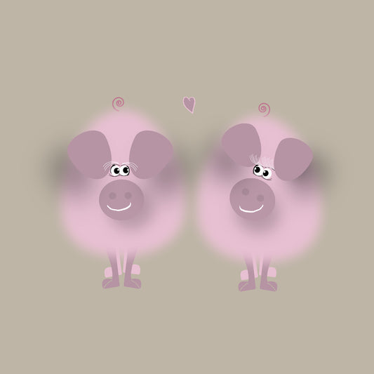 Perfect Piggies print