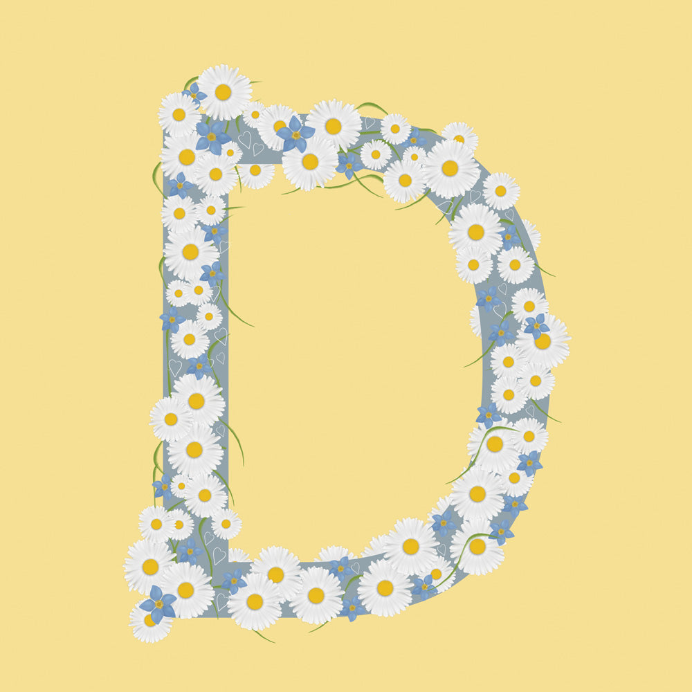 Wild Flowers Letter D