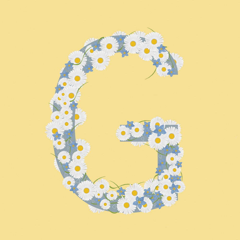 Wild Flowers Letter G