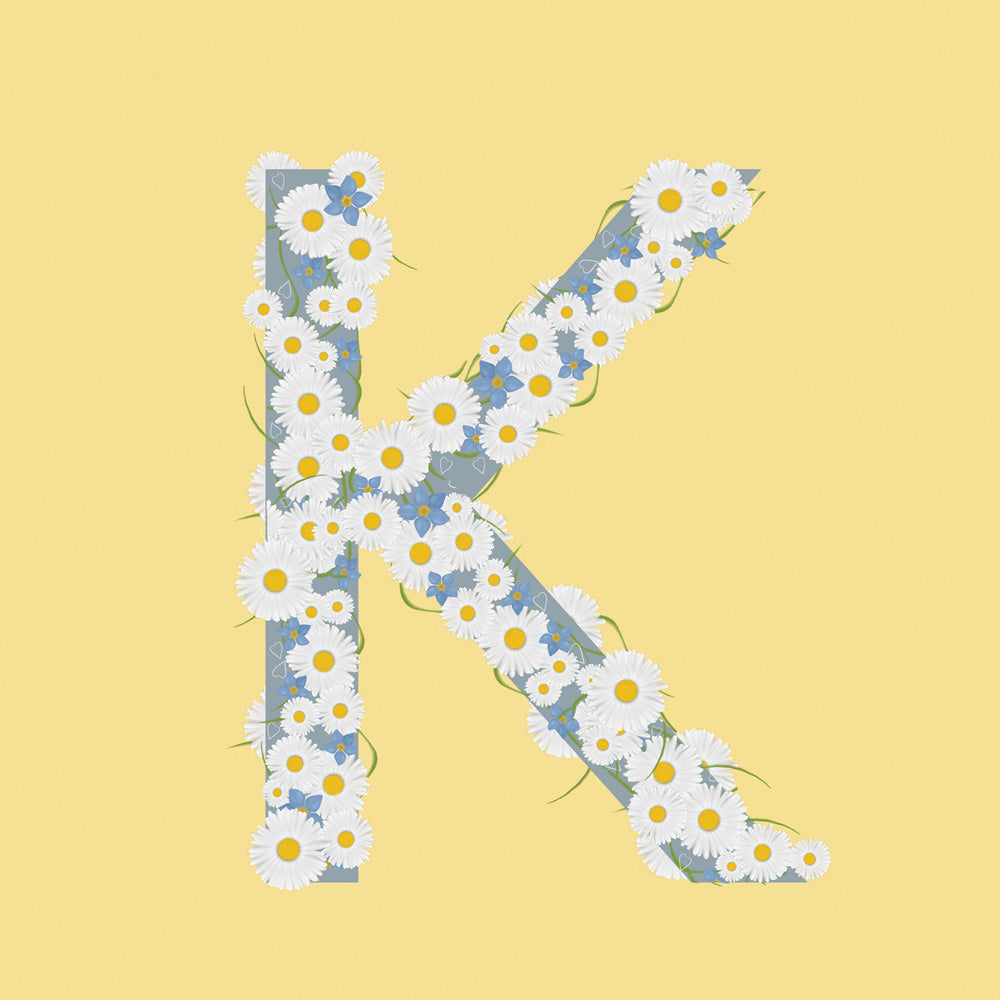 Wild Flowers Letter K