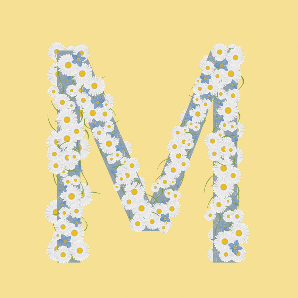 Wild Flowers Letter M