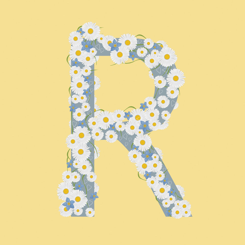 Wild Flowers Letter R