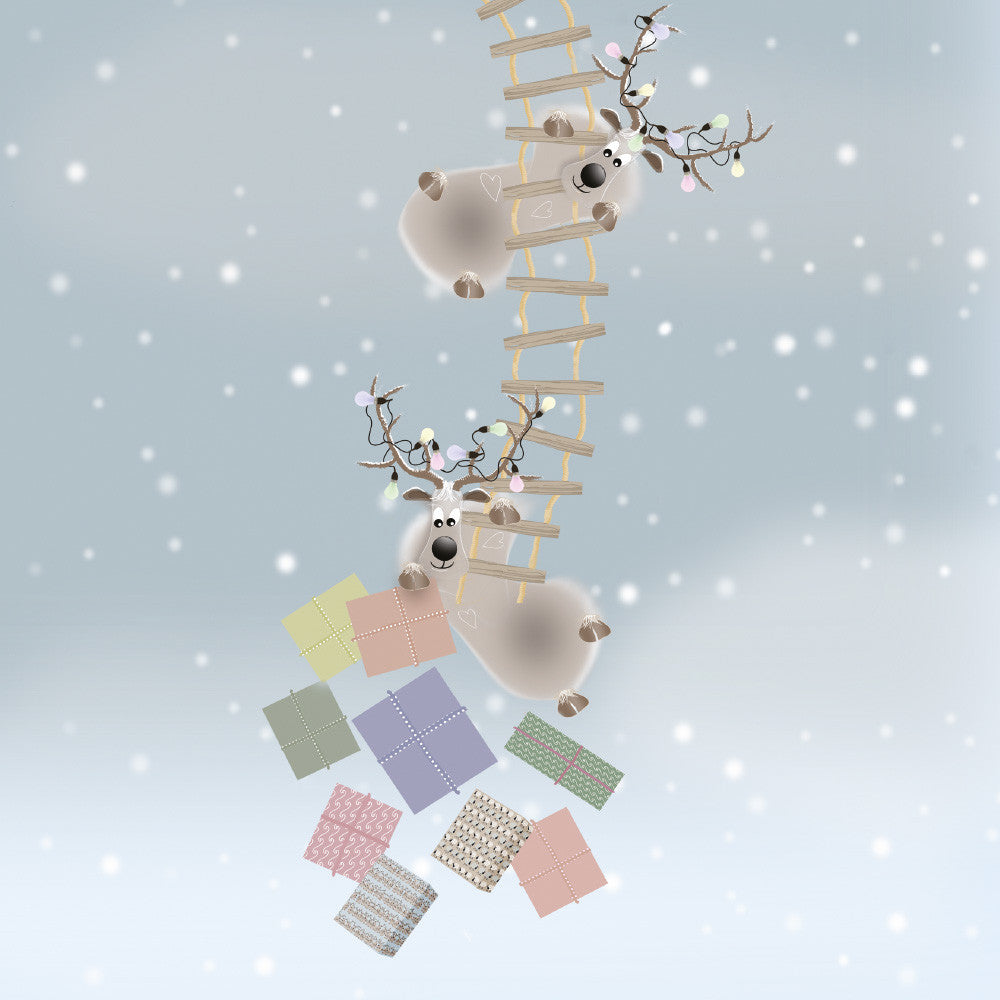 "Not Again, Mr Rein!" | Cute and quirky animal themed greetings card