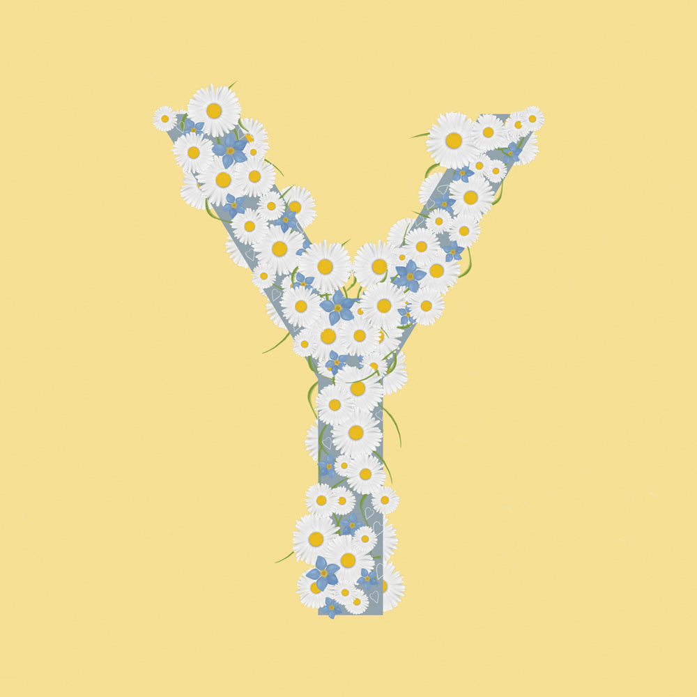 Wild Flowers Letter Y