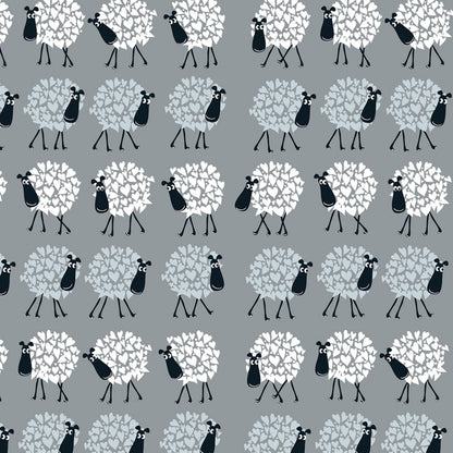 Flock Wallpaper print