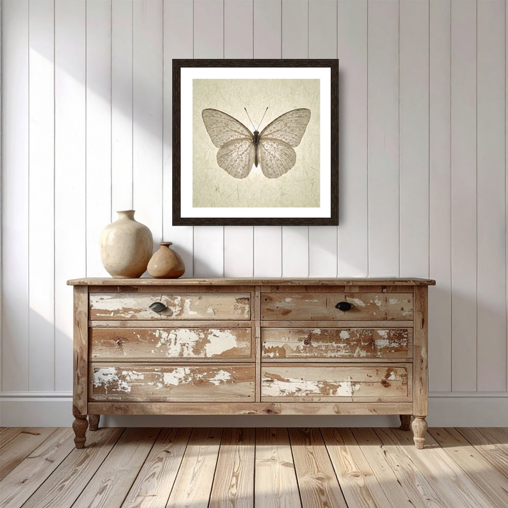 Butterfly with hearts  Print