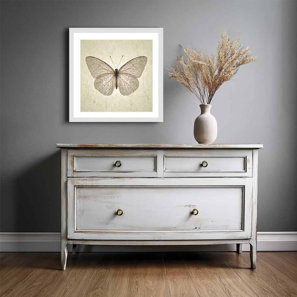 Butterfly with hearts  Print