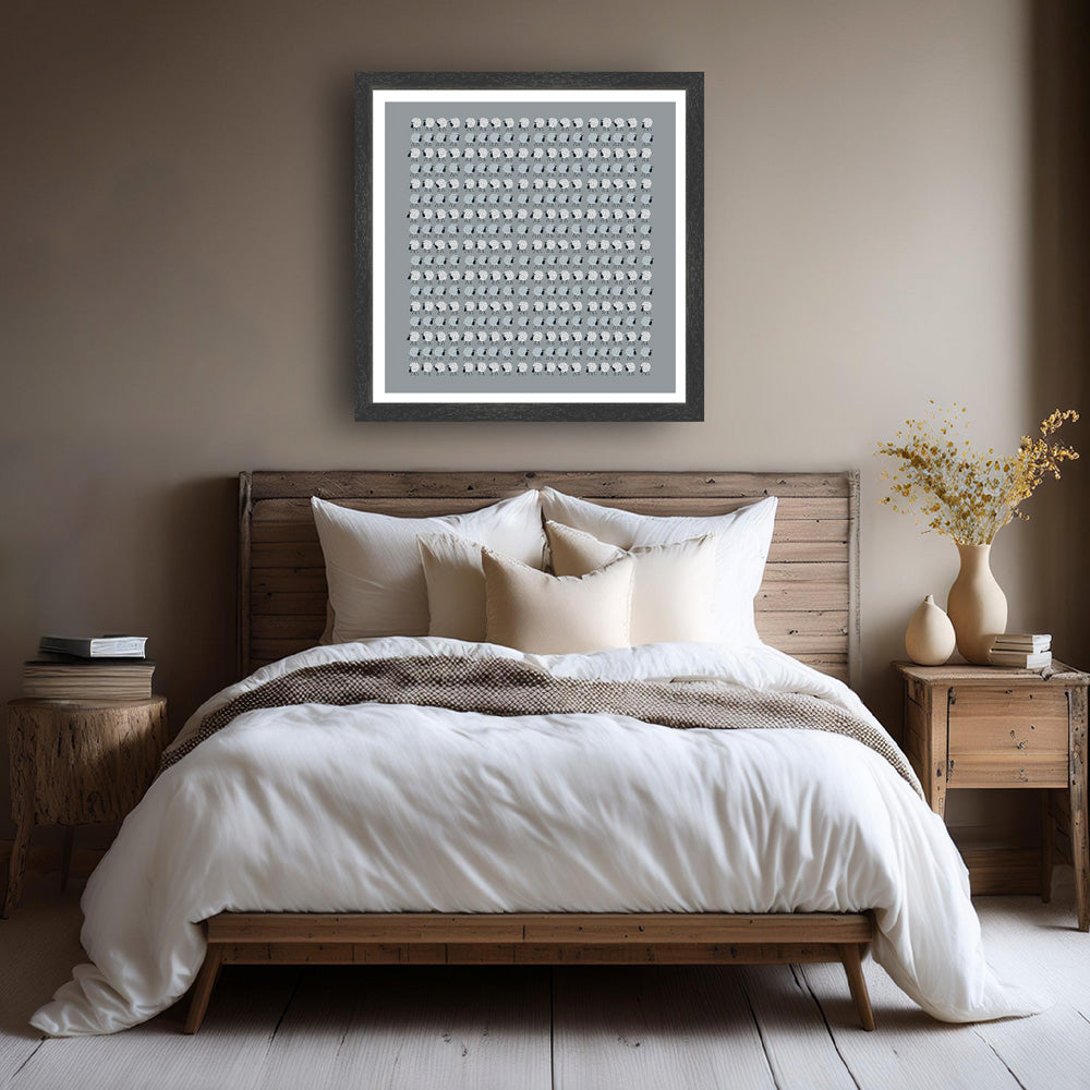 Flock Wallpaper print