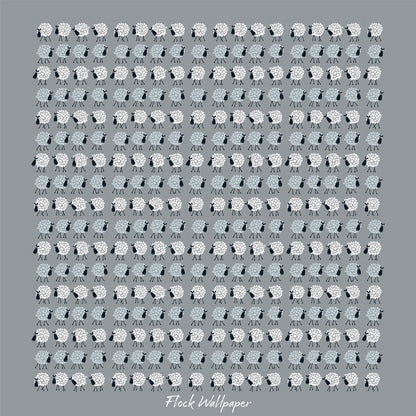 Flock Wallpaper print