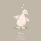 Baby Girl Duckling Canvas Print