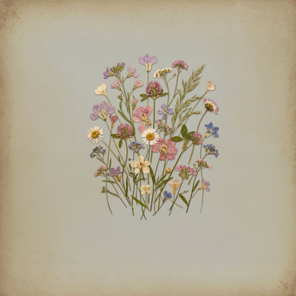 Pressed Wildflowers print 2