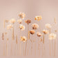 Wildflowers in salmon pink print 2