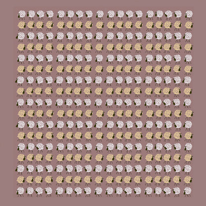Flock Wallpaper Pink print
