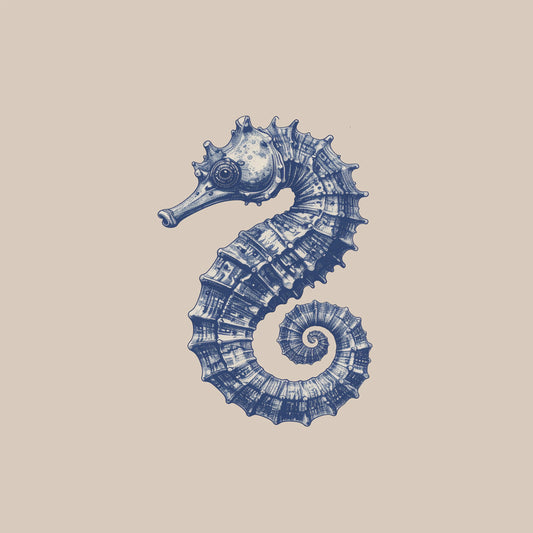 Seahorse print