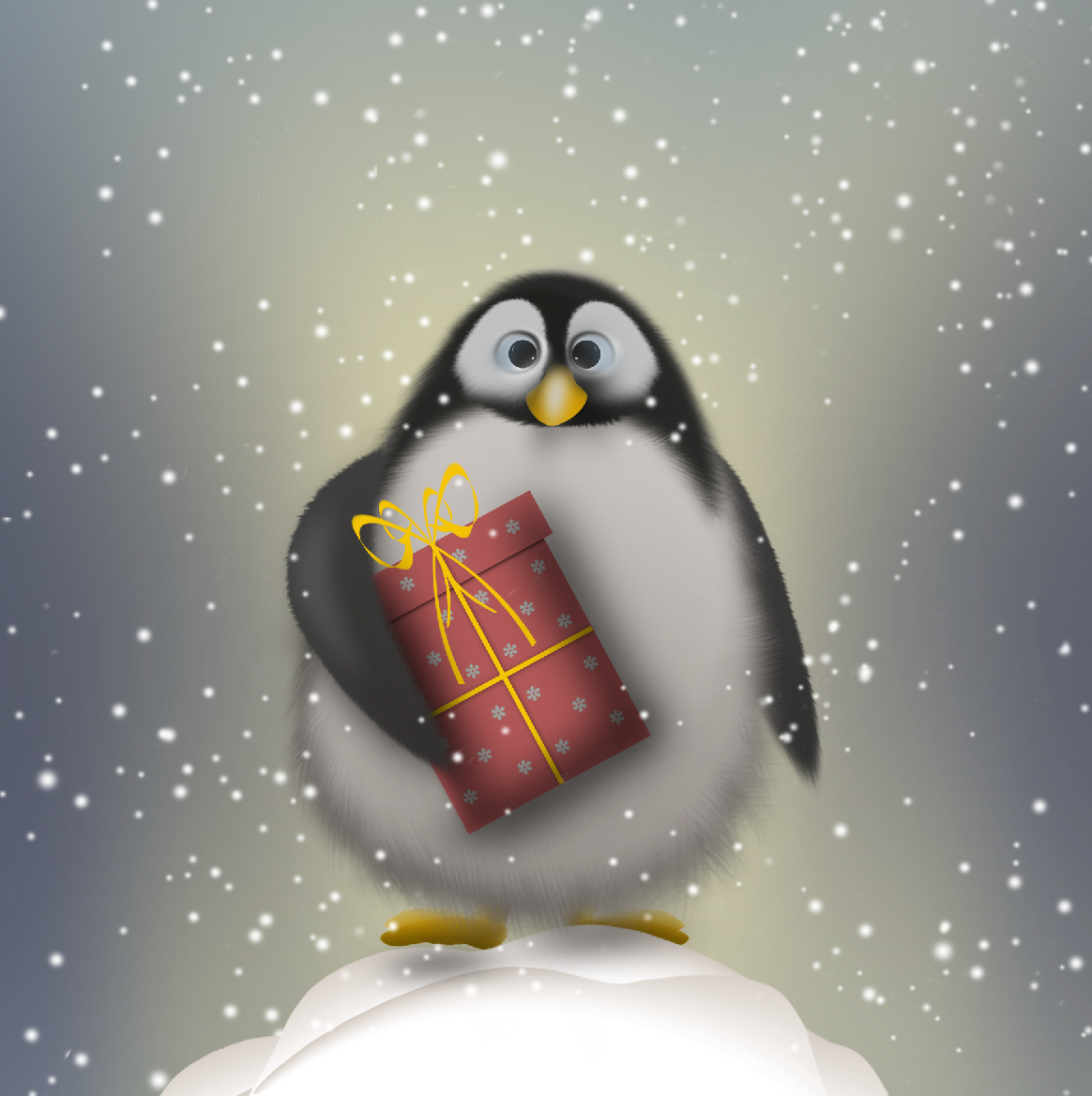 Penguin's present