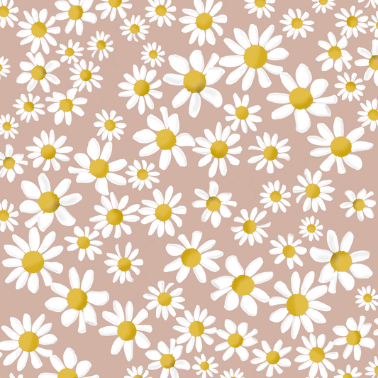 Daisy pattern soft pink