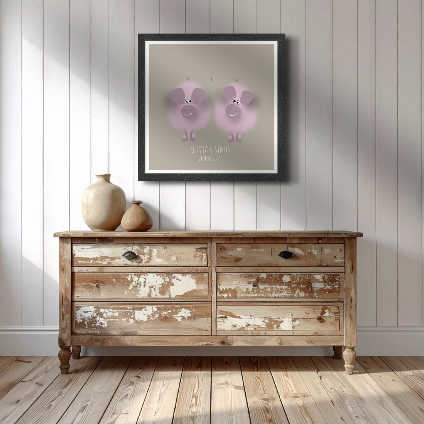 Perfect Piggies print