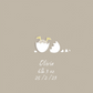 Baby Chick Personalised Canvas Print