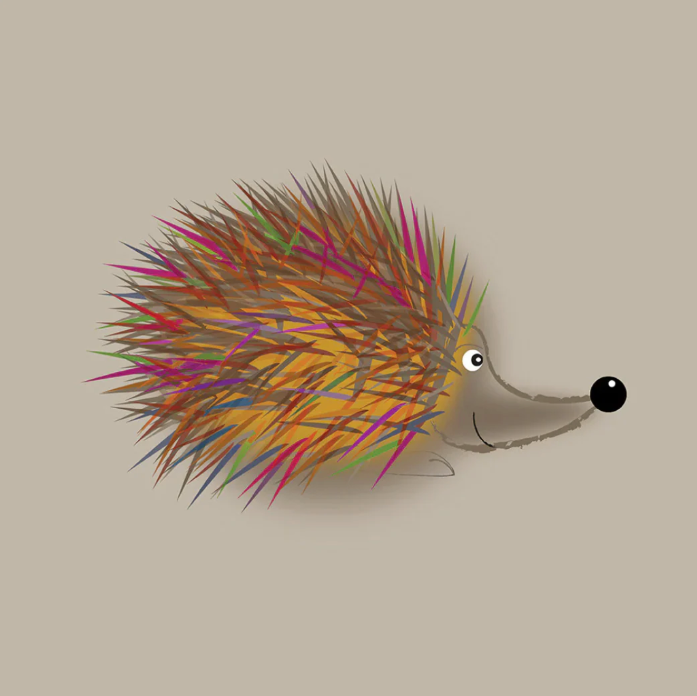Cute Hedgehog Canvas Print