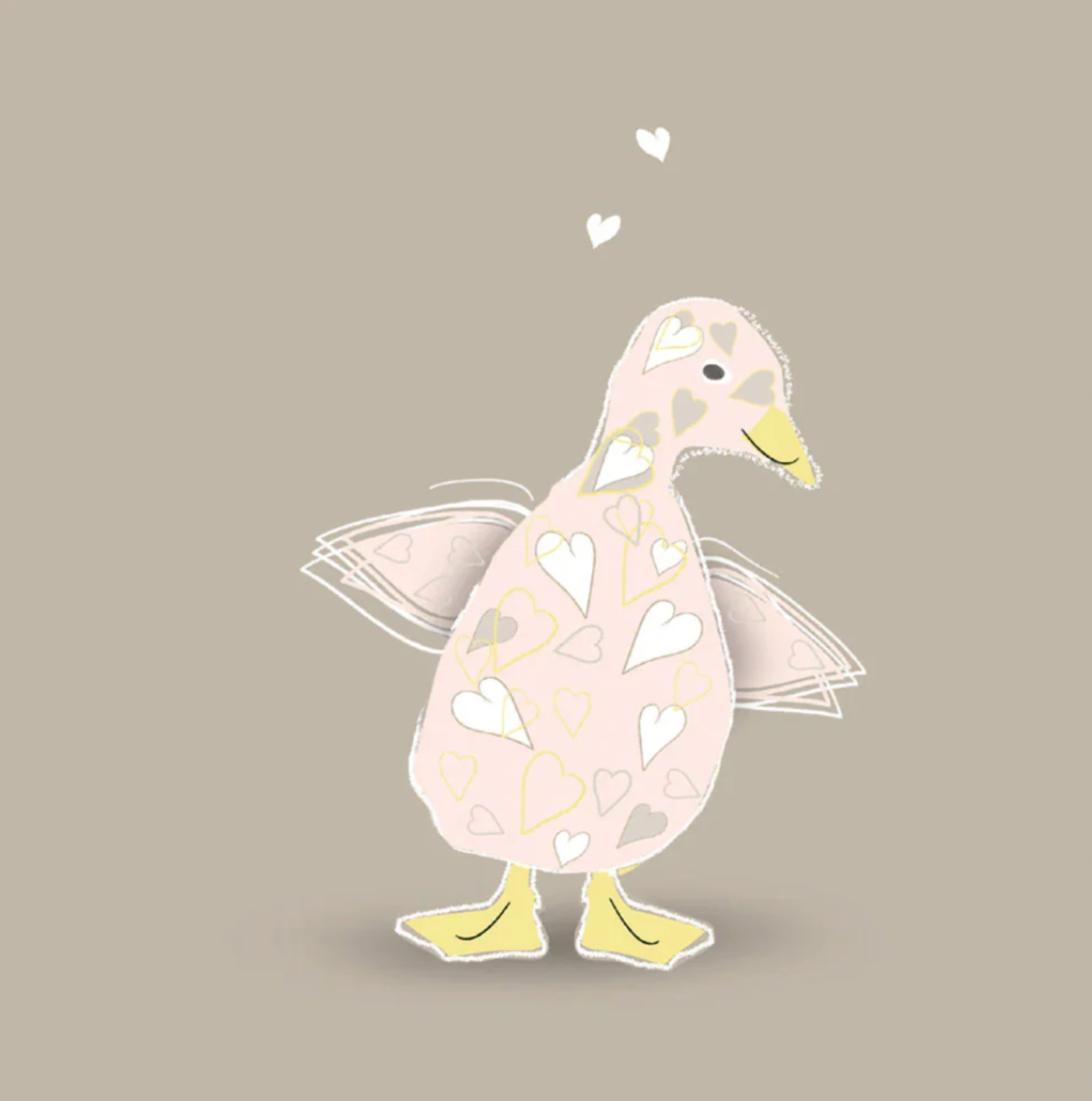 Baby Girl Duckling Canvas Print
