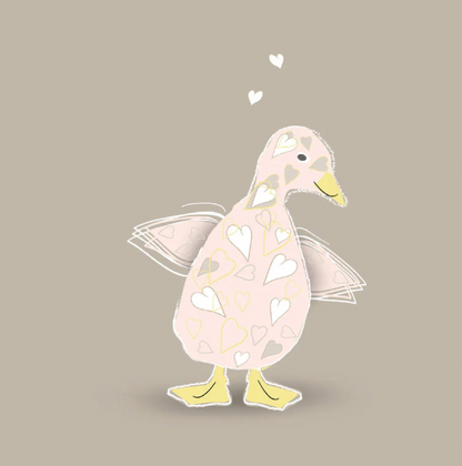 Baby Girl Duckling Canvas Print