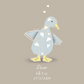 Little Boy Duckling Canvas Print
