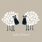 Pair of Sheep Canvas Print