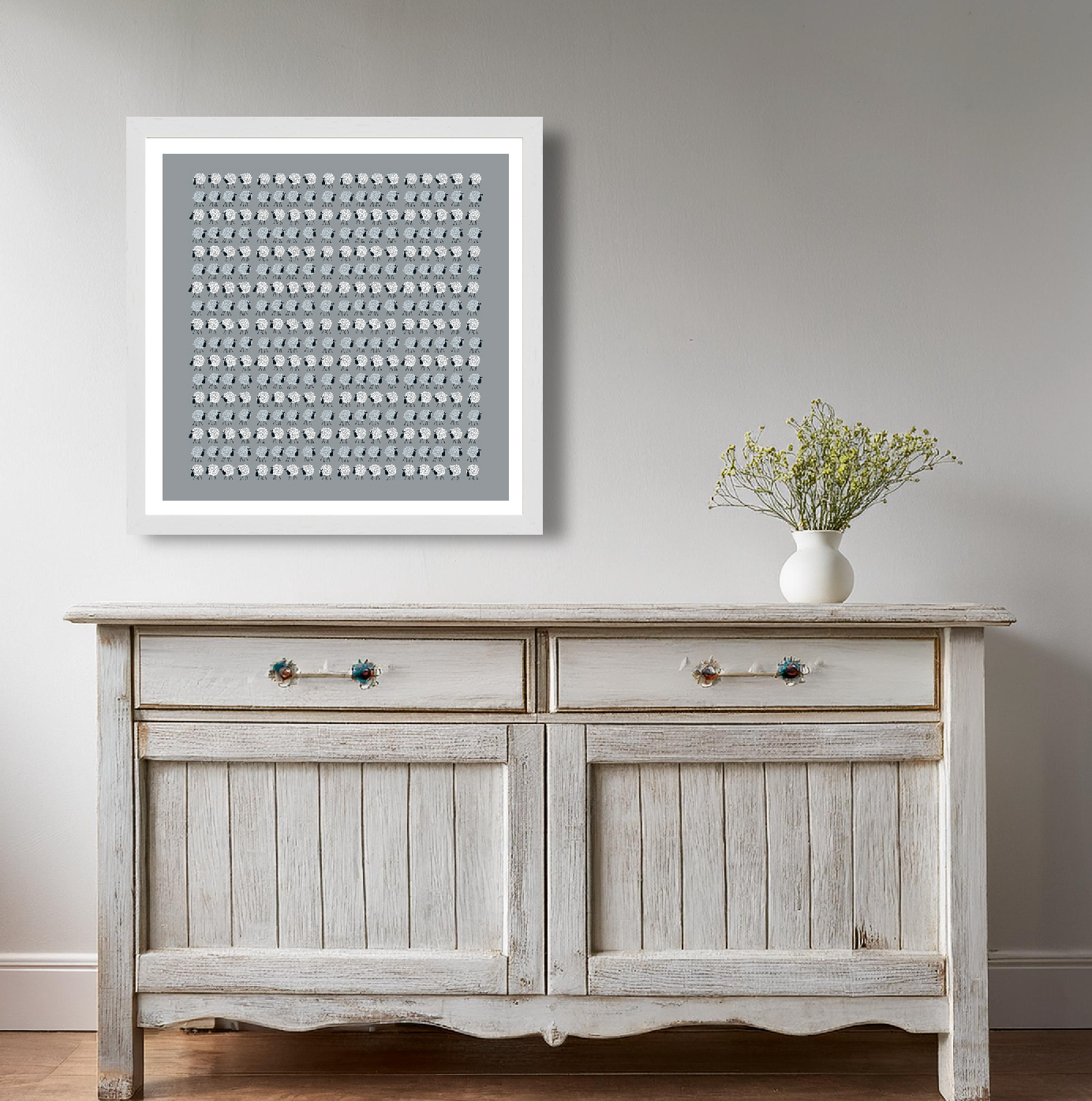 Flock Wallpaper print
