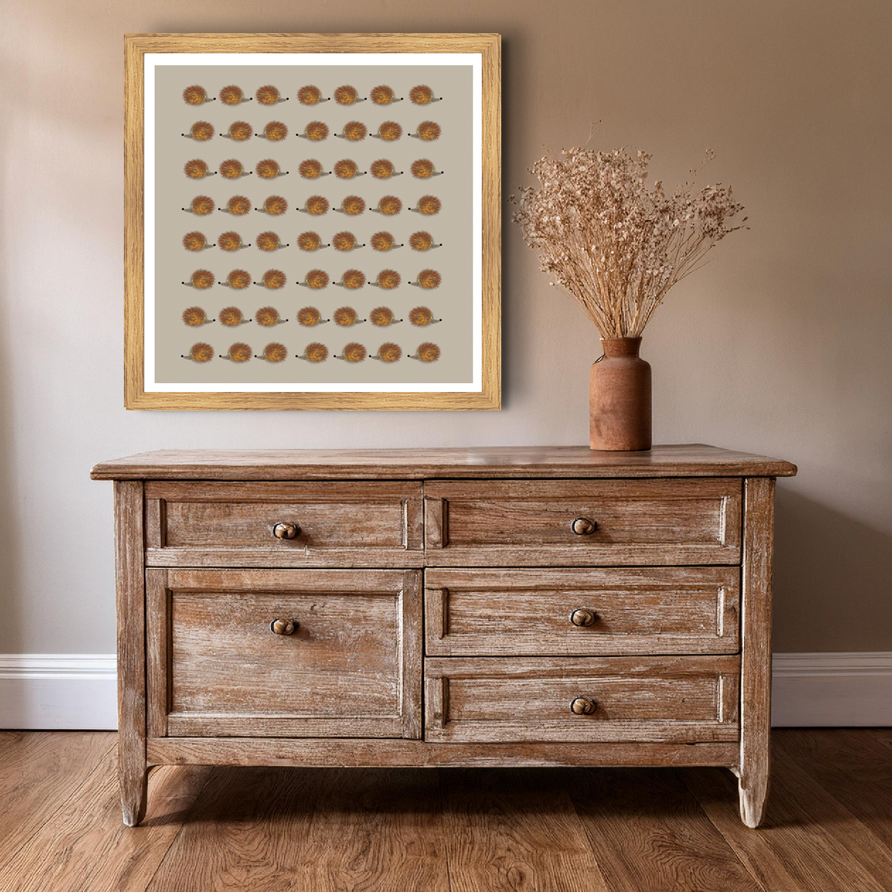 Hedgehog Jog print