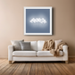Mist in the Dandelion wood print
