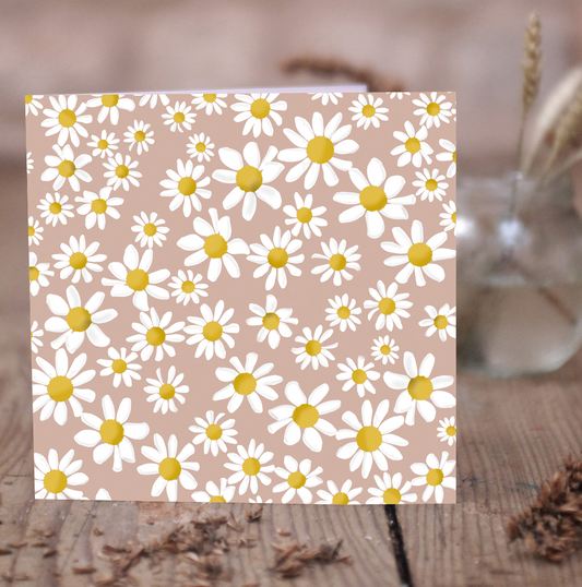 Daisy pattern soft pink