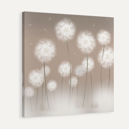 Dandelions and Fairies Canvas Print