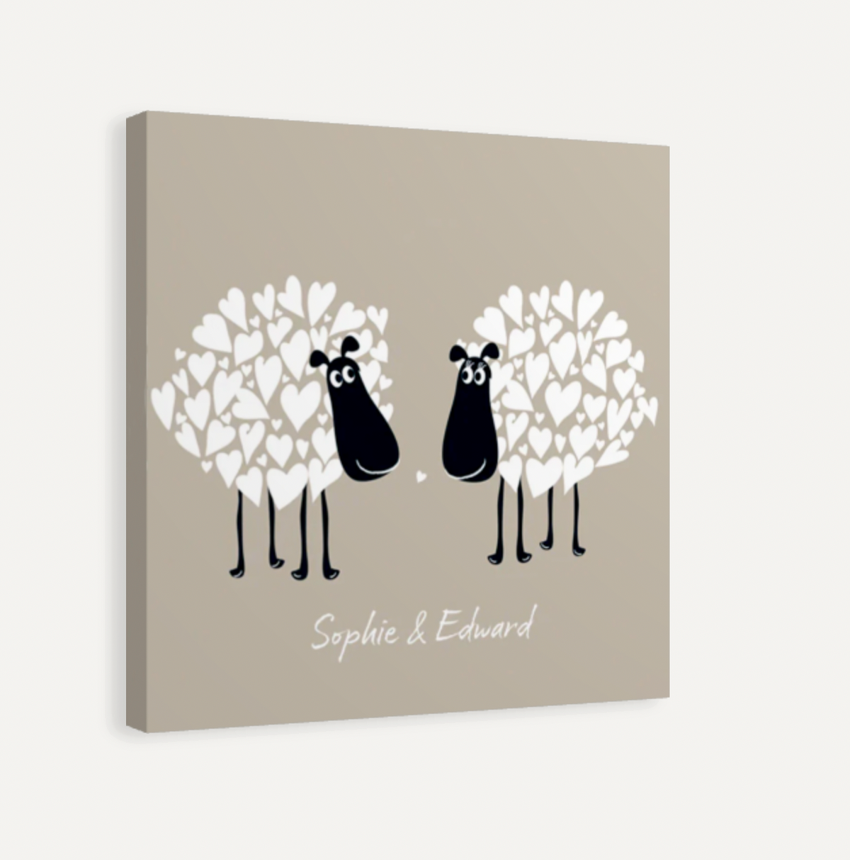 Pair of Sheep Canvas Print