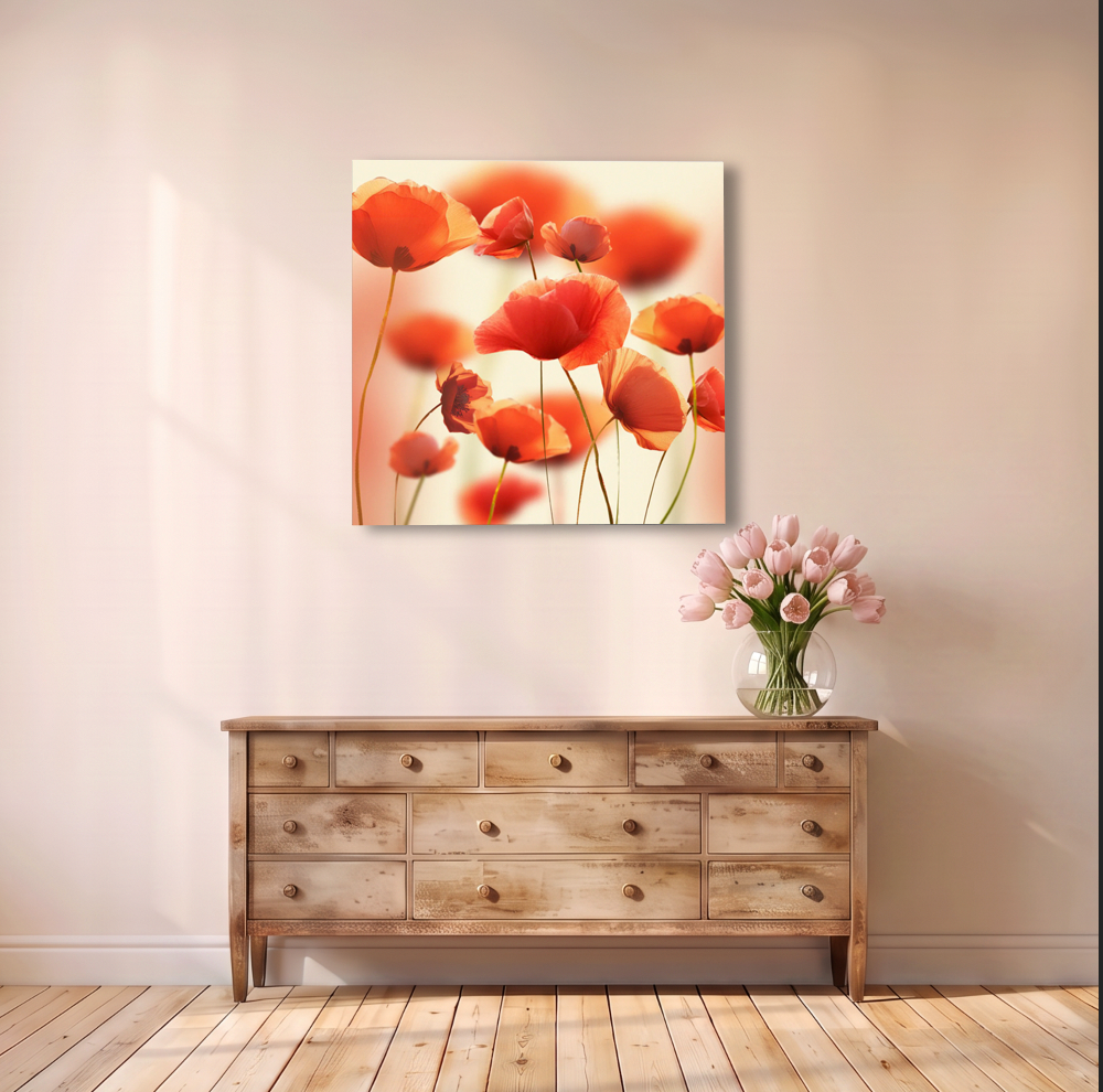 Poppy Fields Canvas Print