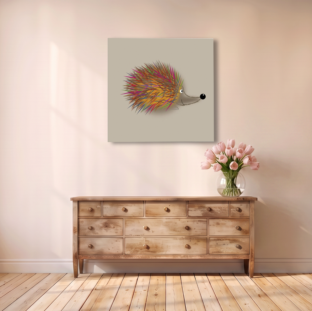 Cute Hedgehog Canvas Print