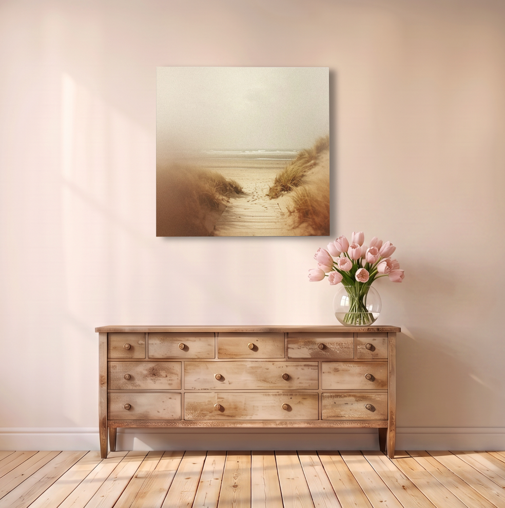 Beach Walk Canvas Print