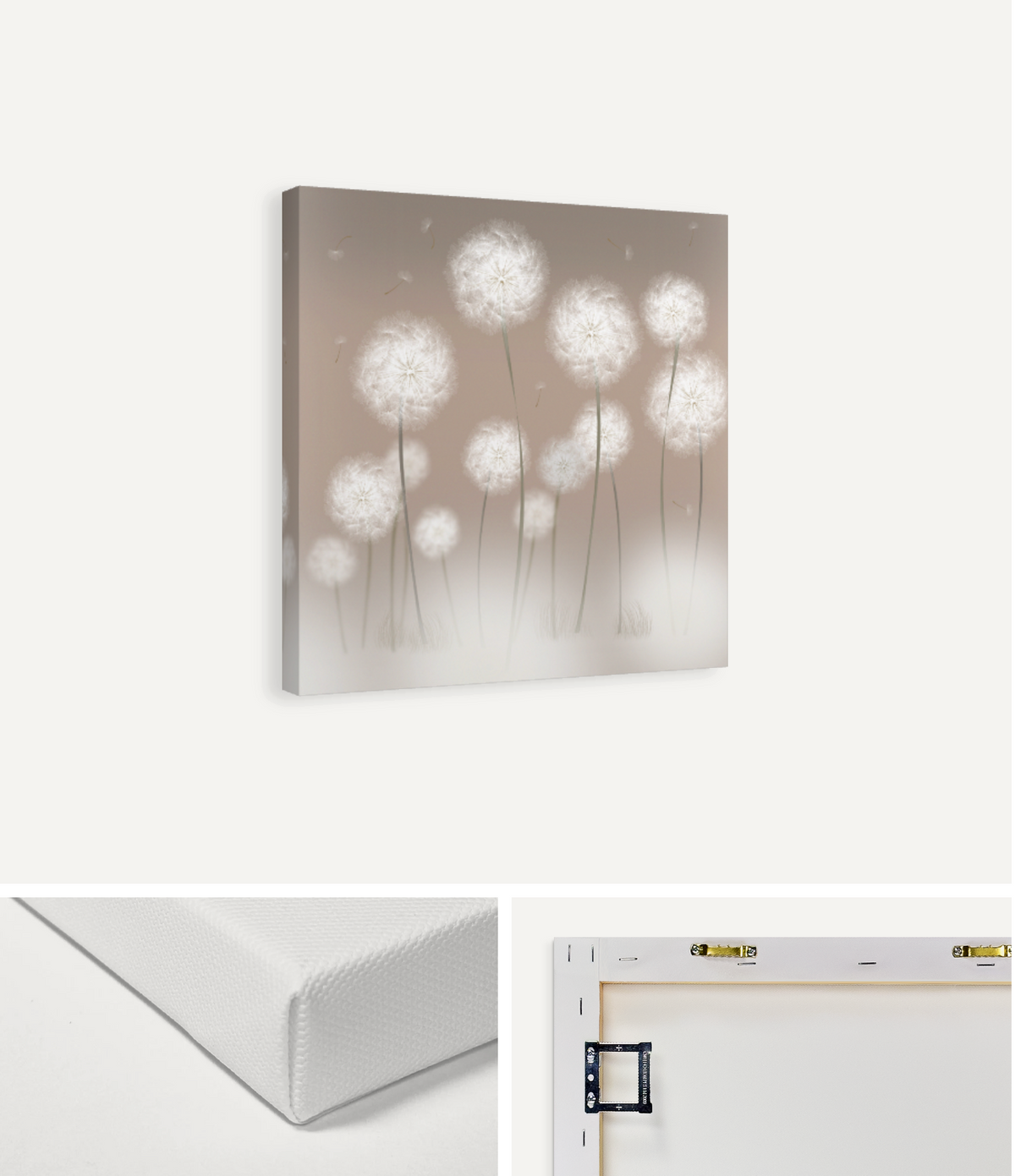 Dandelions and Fairies Canvas Print