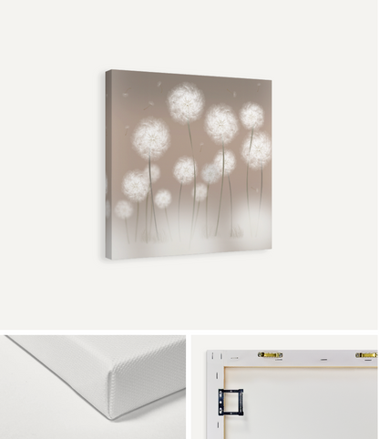 Dandelions and Fairies Canvas Print