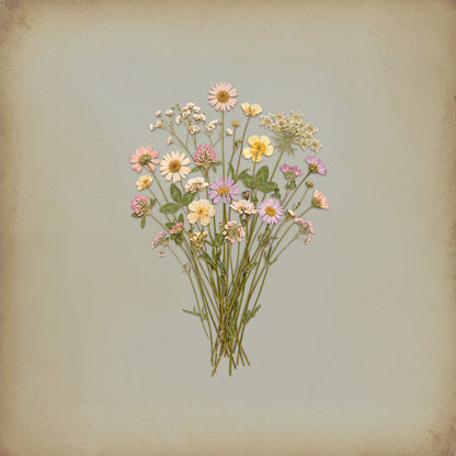 Pressed Wildflowers print