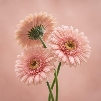 Pink Gerberas Flowers Print
