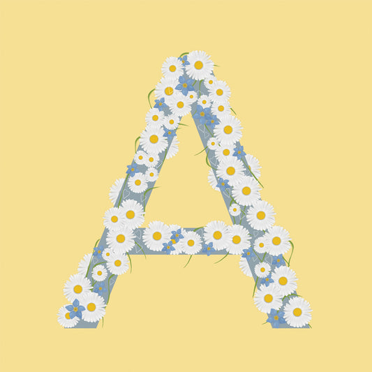 Wild Flowers Letter A